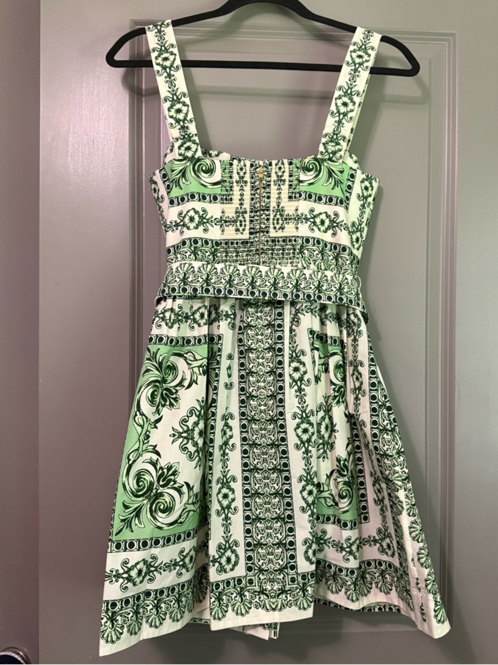 Cara Cara Candy Mini Dress  Hudson Scarf Mint Green - Picture 4 of 4